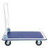 Carro Carrito Carga Plegable Plataforma Ruedas 150 Kg Color Blanco Azul