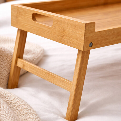 Mesa plegable de bambú - 50x28x24cm Sc