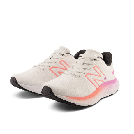 Championes New Balance Dama White/Orange/Lilac