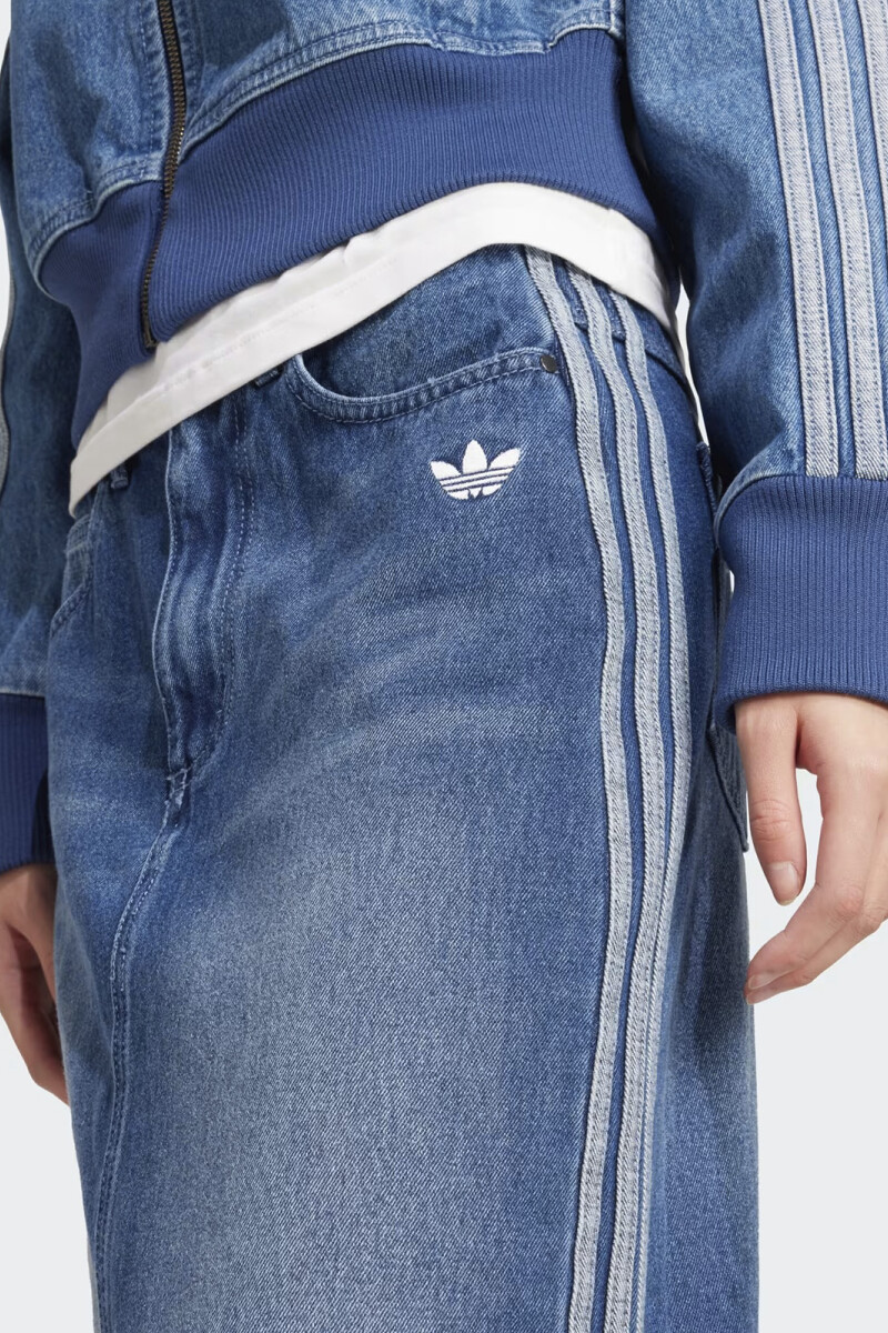 DENIM LONG SKT Azul