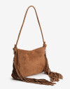 Saca Cartera Formato Saca Con Flecos - Marron Suela