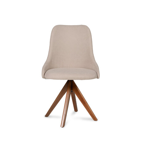 Silla Valentina Giratoria 143 - Tela Microfibra 228 (Beige)