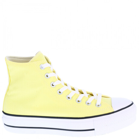 Championes Unisex Converse - All Star Lifte Hi Plataforma Amarillo