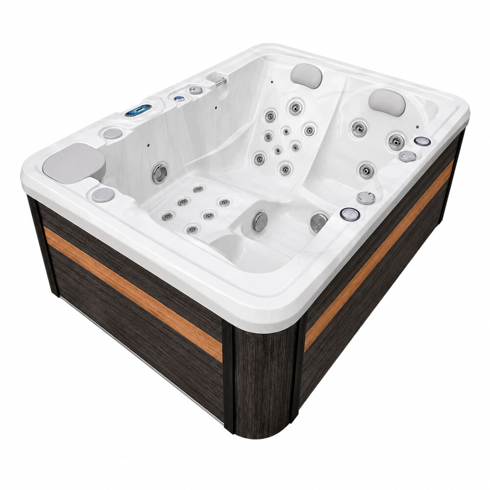 SPA HIDROMASAJE PARA EXTERIOR MODELO DARK GREY PARA 3 PERSONAS Spa Hidromasaje Para Exterior Modelo Dark Grey Para 3 Personas