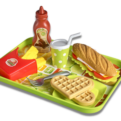 3x2 OUTLET Set de cocina bandeja con sandwich 32x27cm Unica