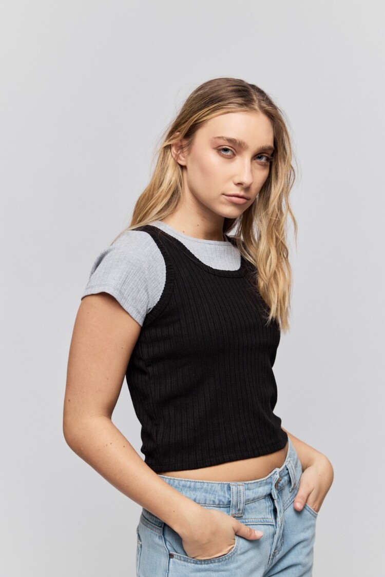 MUSCULOSA CAMPIELLO Negro
