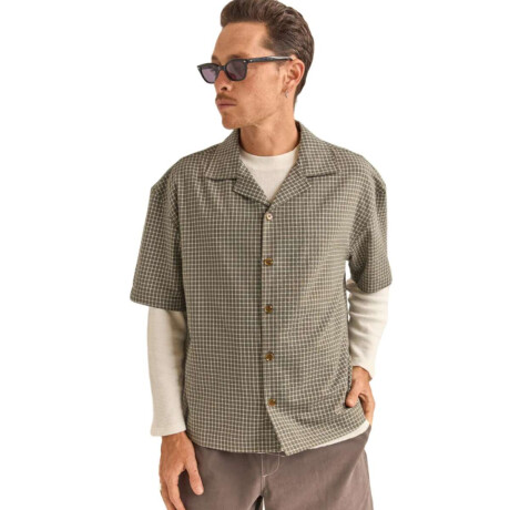 Camisa Rhythm Relaxed Check Olive