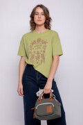 REMERA SPREAD Verde Musgo