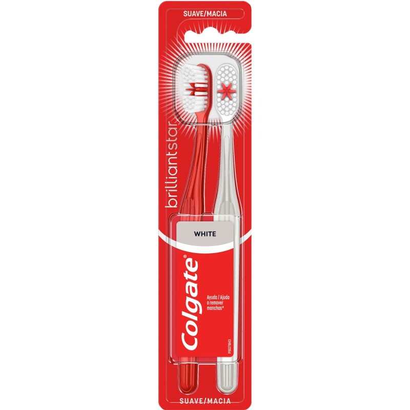 Cepillo De Dientes Colgate Brilliant Star White 2 Uds. Cepillo De Dientes Colgate Brilliant Star White 2 Uds.