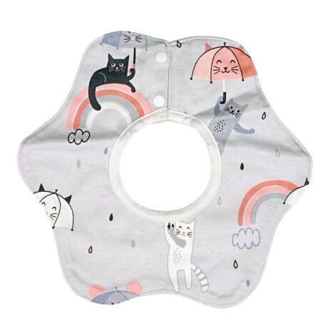 Set De Baberos Bebé Algodón X5pcs Diseños Surtidos M4
