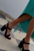 None Bridal Heels Azul