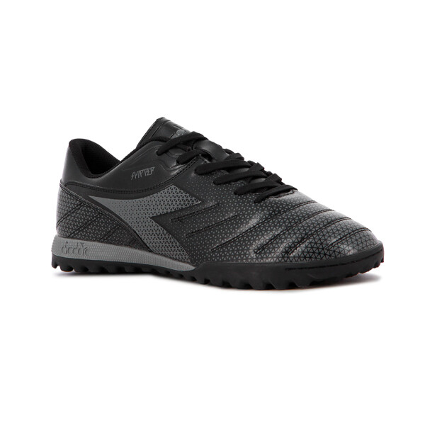 Zapato Fútbol Skipper Tf Diadora Teen Negro-gris