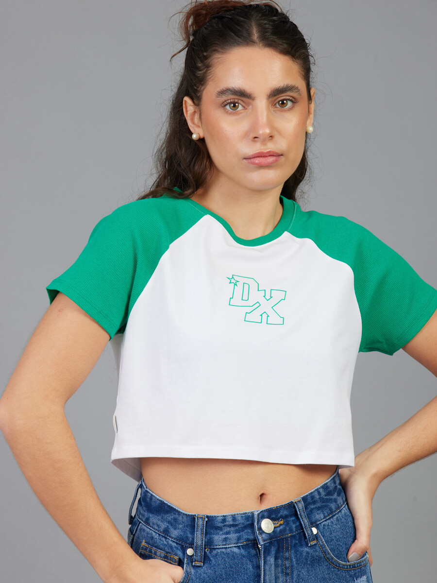 T-SHIRT FAY DIXIE - Verde 