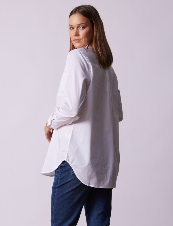 Camisa Tencel BLANCO