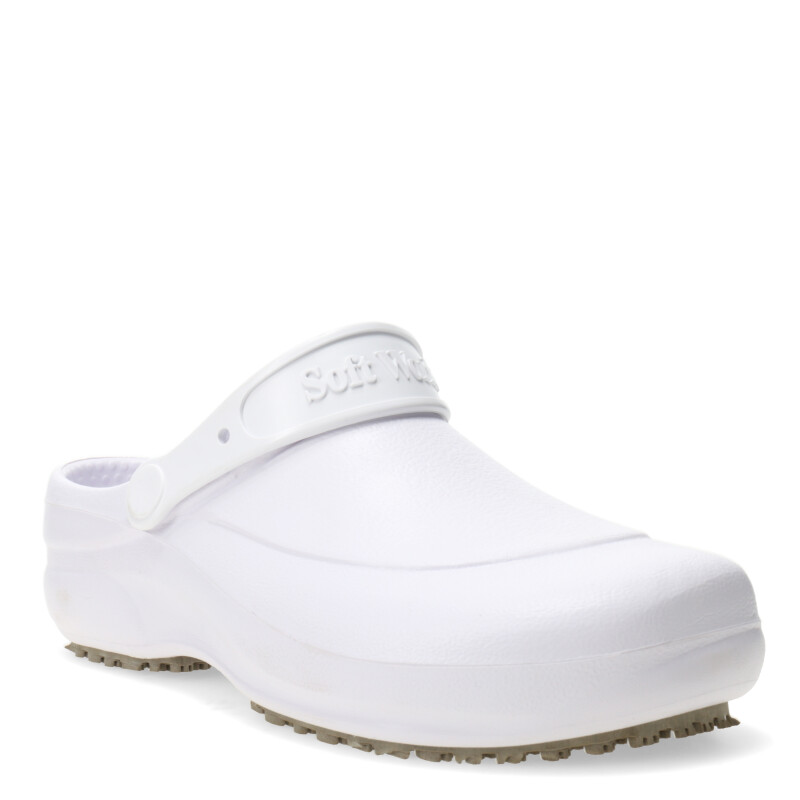 Zuecos Unisex SOFT WORKS Soft antideslizante Blanco