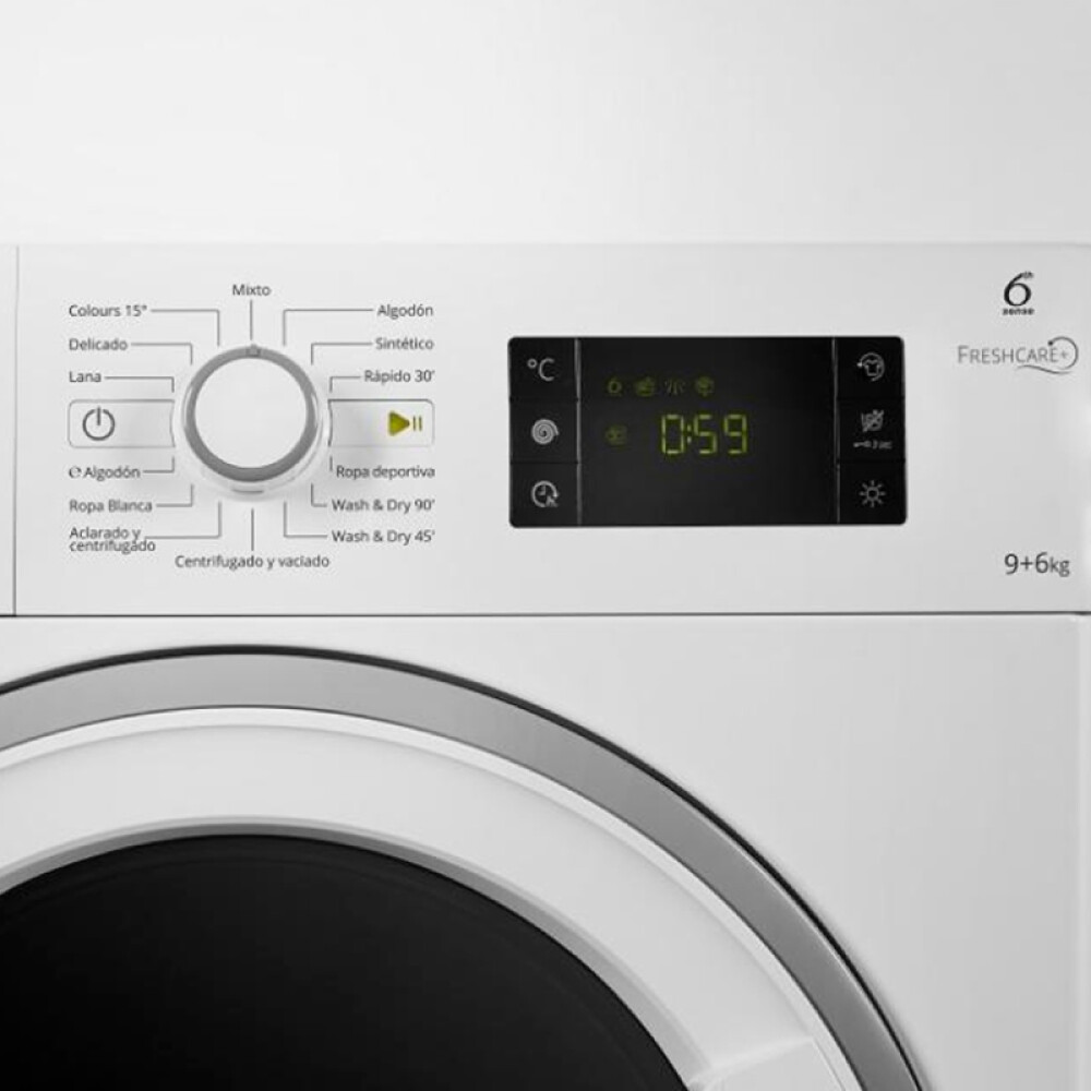 LAVASECARROPAS CARGA FRONTAL blanco