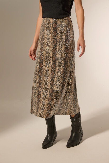Falda Alceda Estampado 1