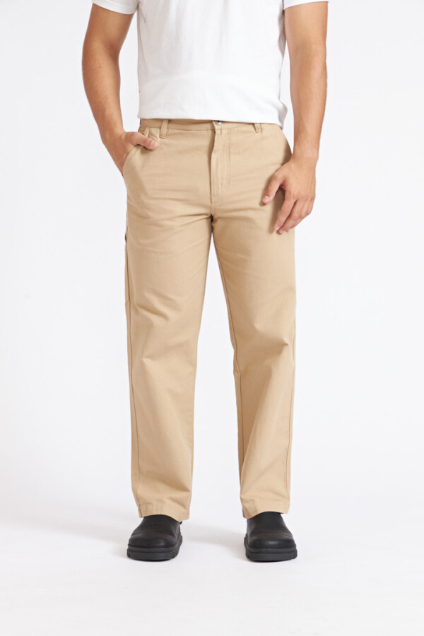 Quiksilver Pantalón Carpintero Hombre - Beige Beige