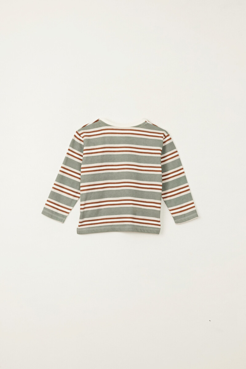 Remera estampada Verde