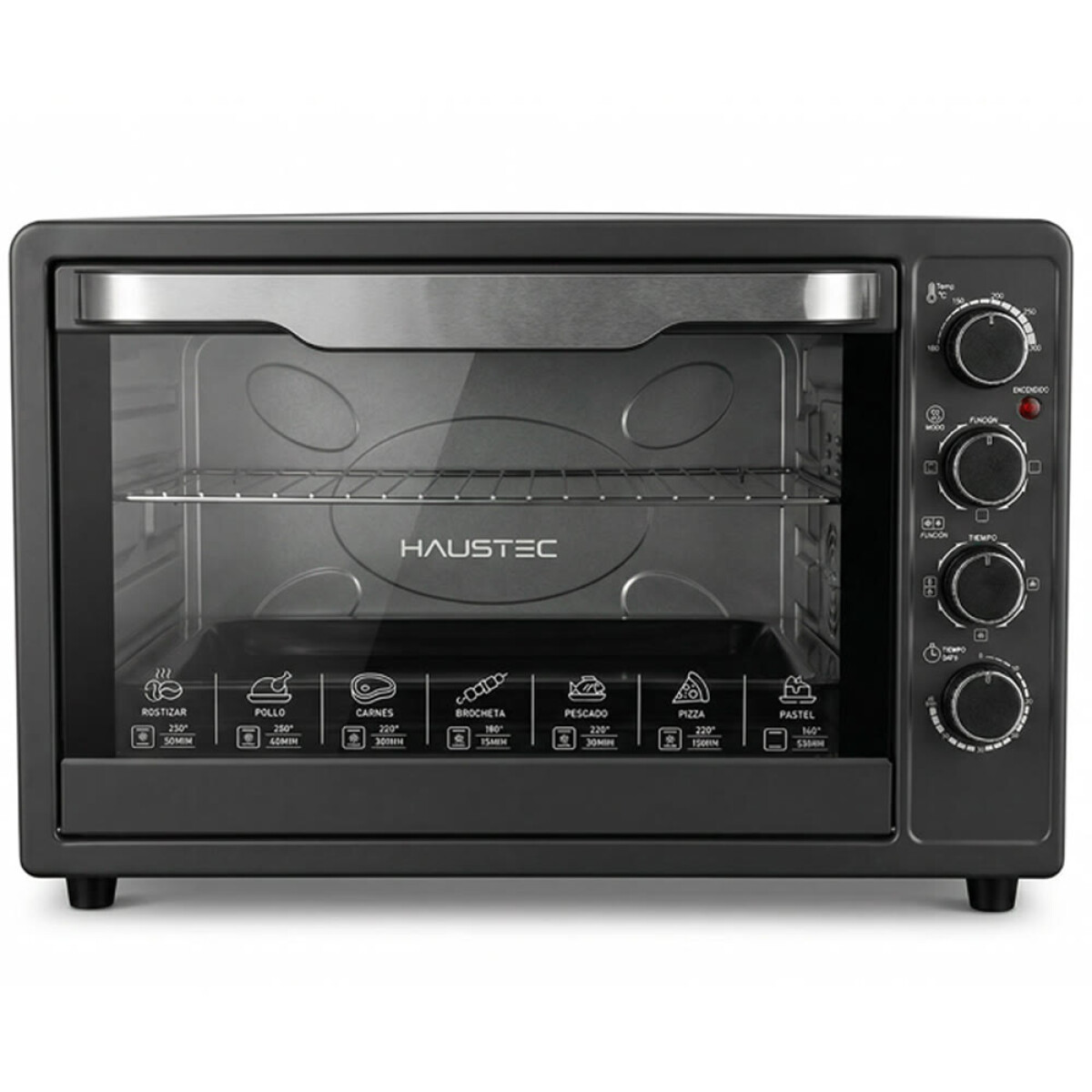 Horno De Mesa Haustec 60 Lts Con Convector 