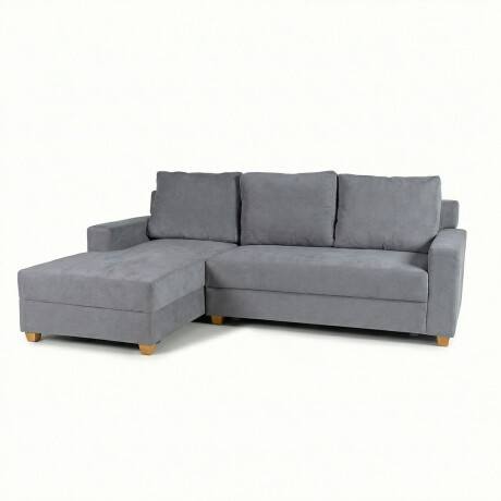 Rinconera Lucci - Tela Microfibra - Chaise izquierdo Berlin 06 (Grafito)