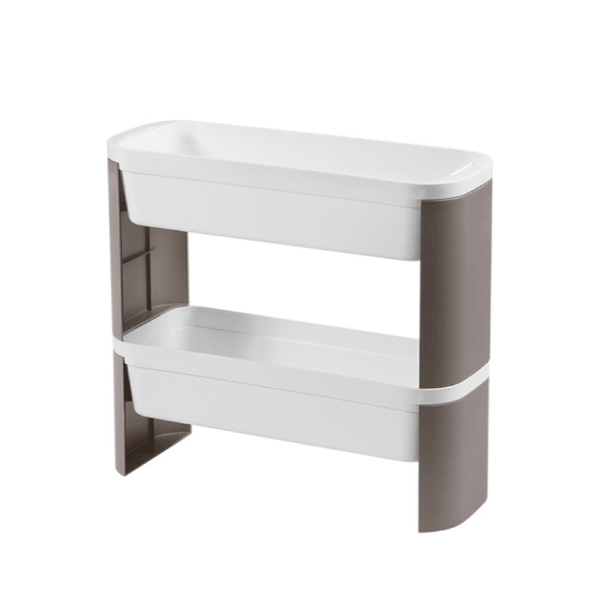 ORGANIZADOR 2 EST.45X17X43CM PLASTICO GRIS COZA 