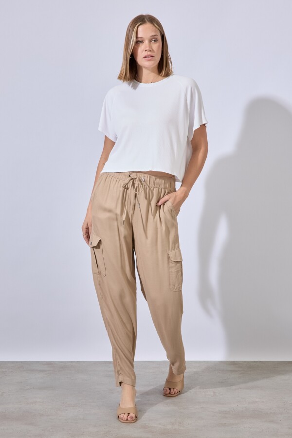 Pantalon Cargo KHAKI