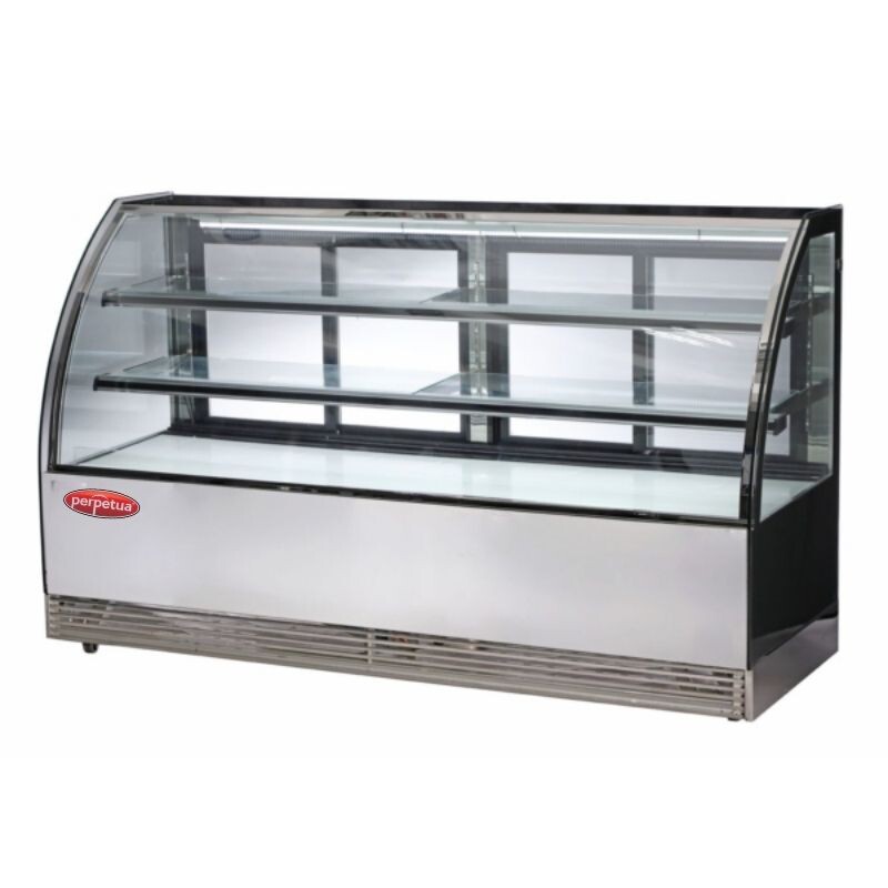 Vitrina Refrigerada de 2 m. Curva Perpetua Vitrina Refrigerada de 2 m. Curva Perpetua