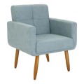 CONJUNTO 2 POLTRONAS + PUFF ORLEANS - CELESTE CONJUNTO 2 POLTRONAS + PUFF ORLEANS - CELESTE