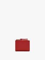 Cartera Básica Con Textura rojo