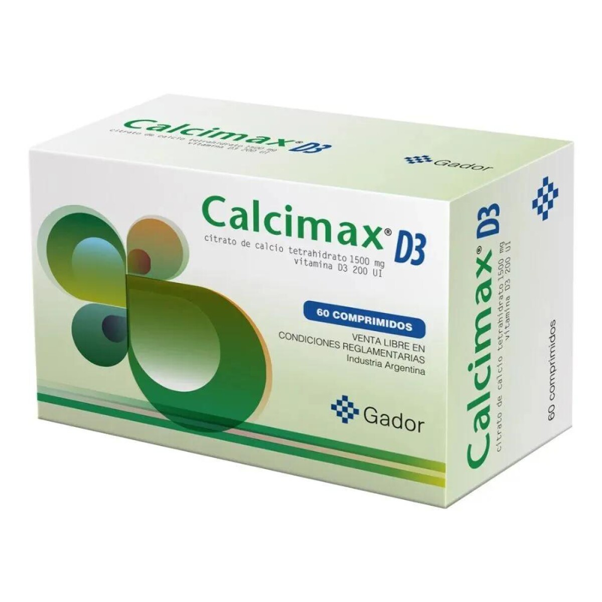 Calcimax D3 200 UI 60 Comprimidos - Gador 