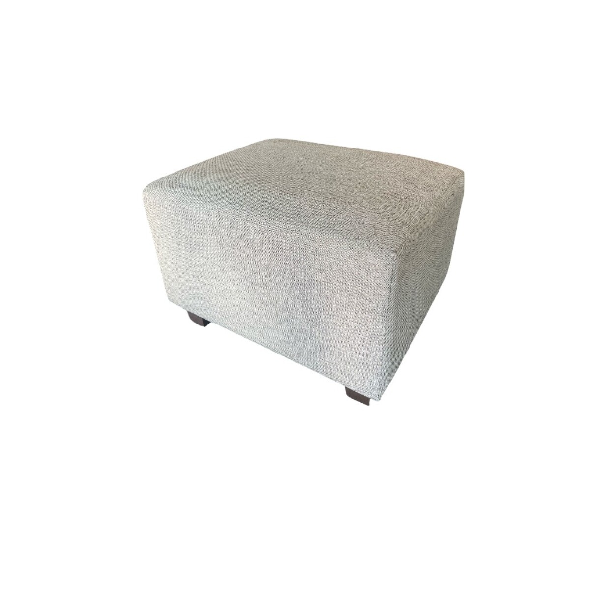 Puff en tela - Producto con detalles. 