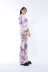 Pantalón floral multicolor