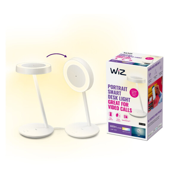 Lámpara escritorio inteligente WIZ 10W 2700K-6500K L27475