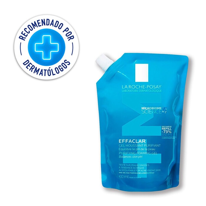 LRP FACLAR GEL MOUSS REFILLX 400 ML. única