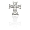 Dije Cruz calada-Plata 925-Sin piedra-CP3174 Sinpiedra