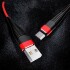 Cable Cargador Micro Usb Malla Super Reforzado Treqa 1 Metro Variante Color Rojo