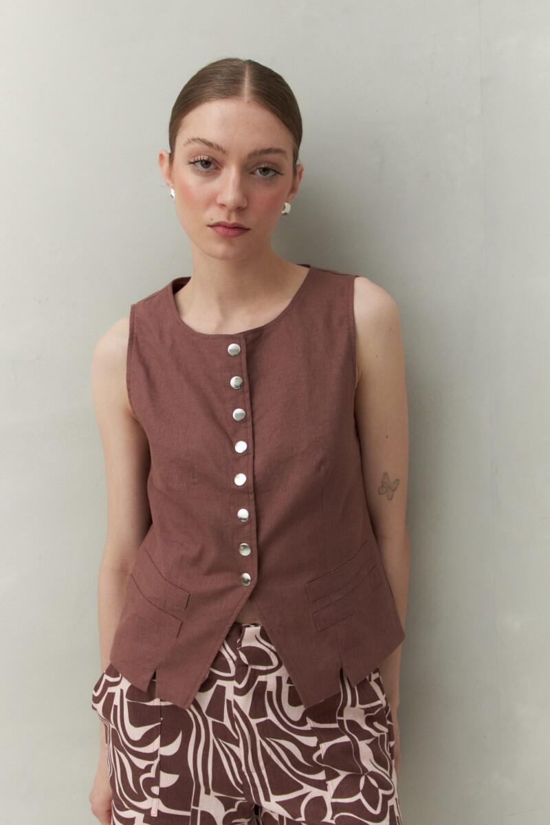 CHALECO MIKE Chocolate