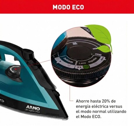 Plancha a vapor Arno Ultraglis | Antiadherente | Color azul y negro Plancha a vapor Arno Ultraglis | Antiadherente | Color azul y negro