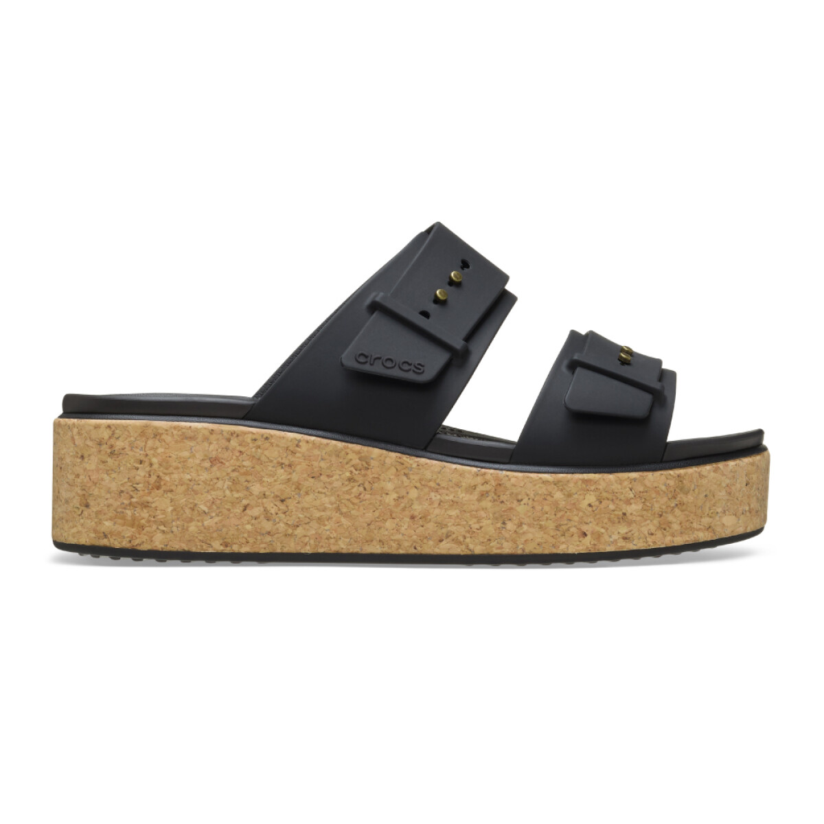 Sandalias Crocs Brooklyn Cork Buckle - Mujer 