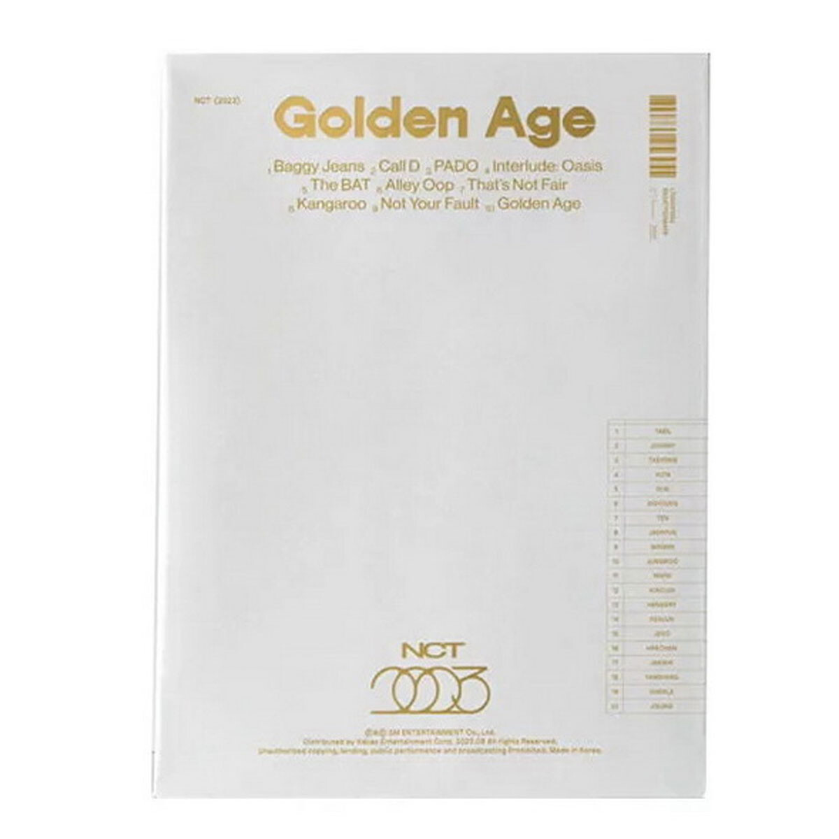 Nct 2023 / 4th Album 'golden Age' (collecting Ver.) - Cd 