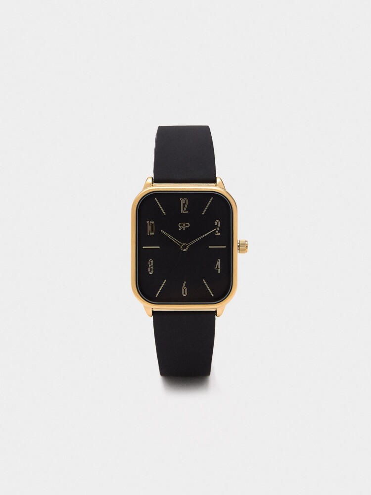 Reloj Correa De Silicona negro