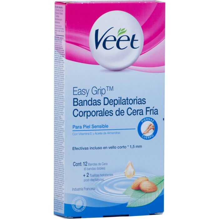VEET BANDA DEPIL CORPORAL PIEL SENSIBLE única