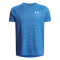 UA Tech Textured SS-ORG BLU-402