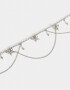 Llavero Metal Llavero Y Bag Charm Cadena - Plateado
