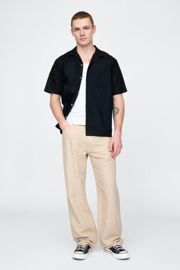 Pantalón De Lino Hombre Bedrock 291