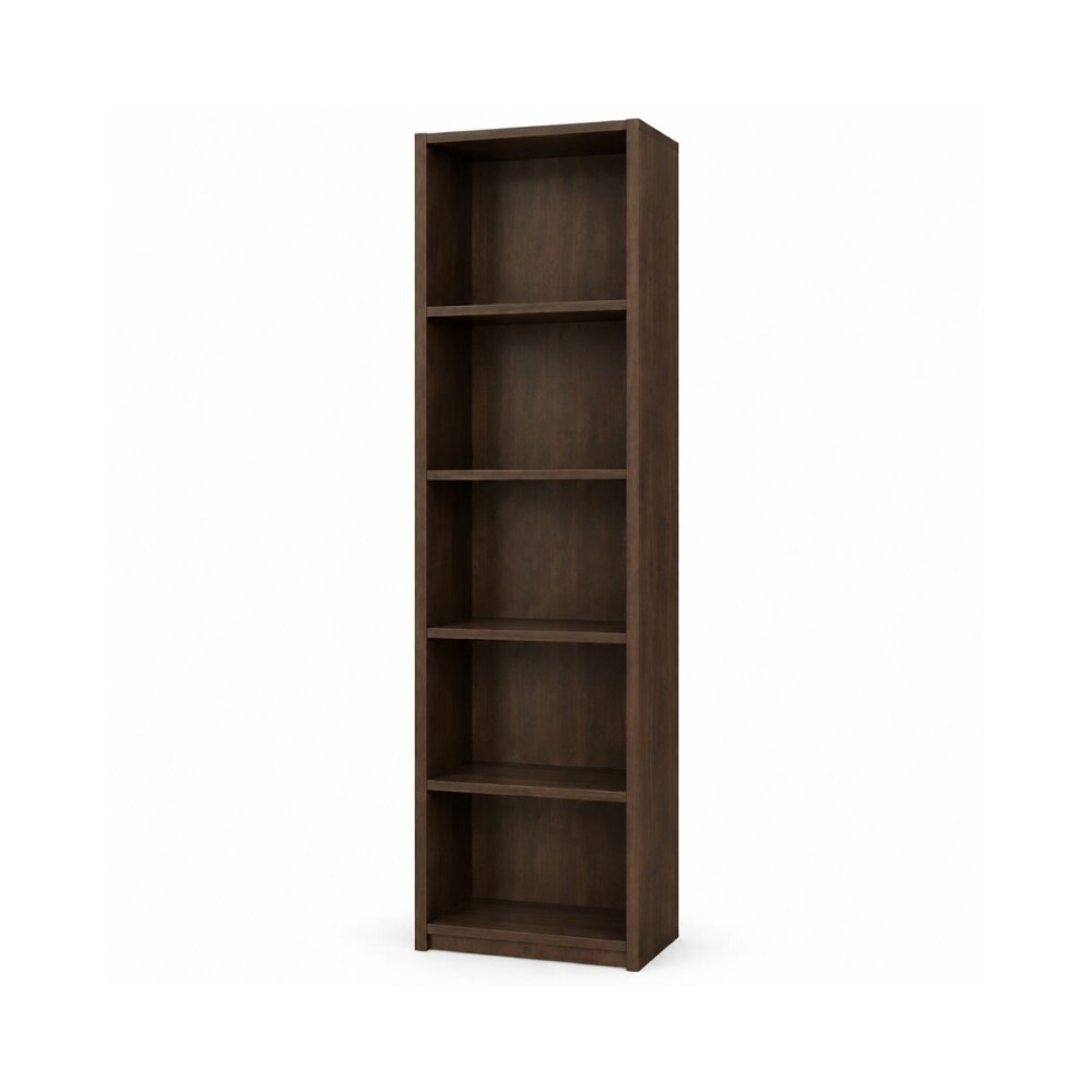 BIBLIOTECA 5 ESTANTES TABACO