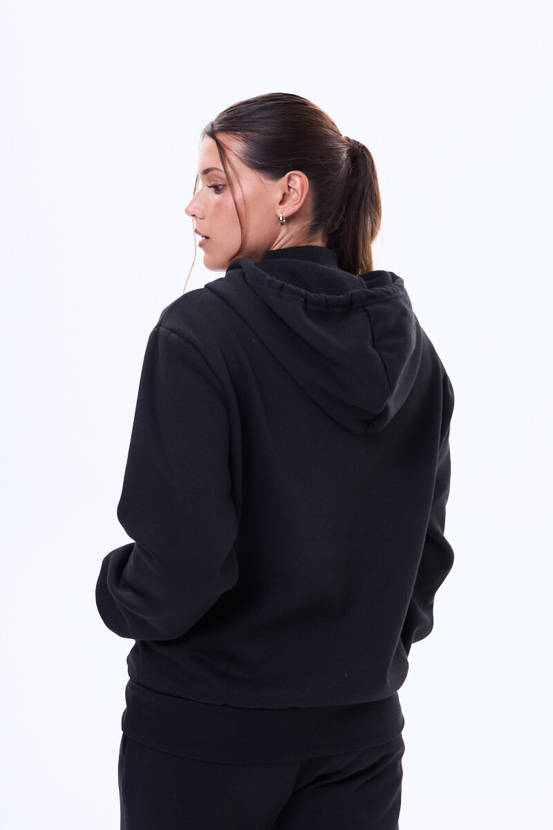 Buzo felpa Futrono Negro