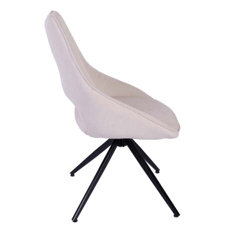SILLA DE OFICINA TELA-Y-POLIPROPILENO BLANCO CHRISTIE