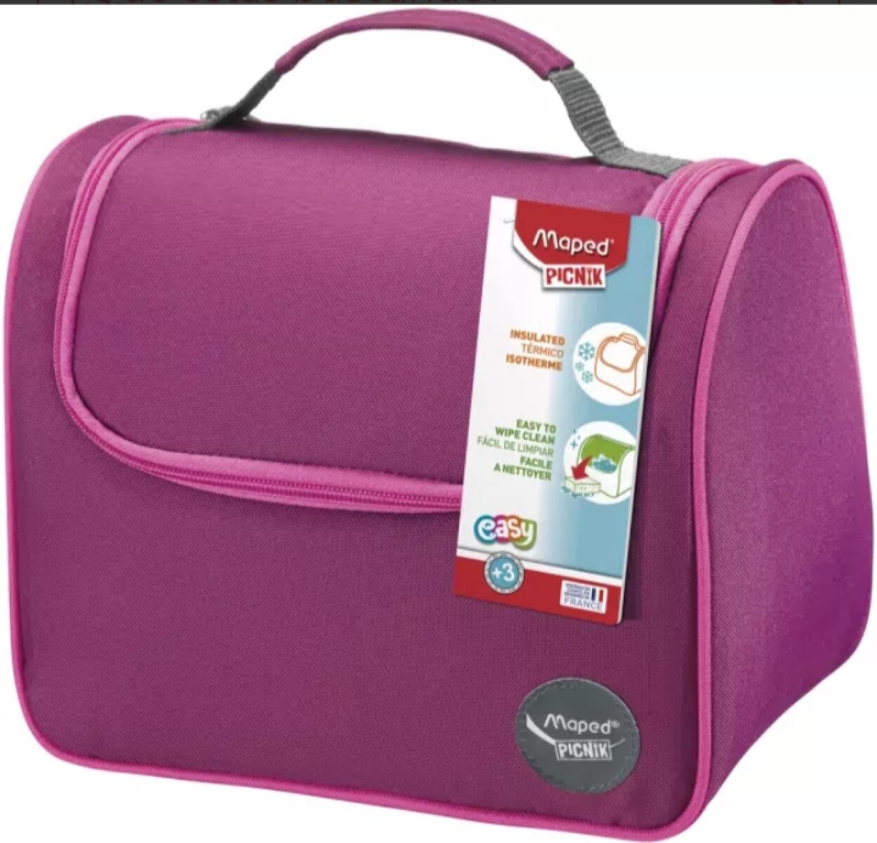 LUNCHERA TERMICA MAPED ROSA FUERTE 